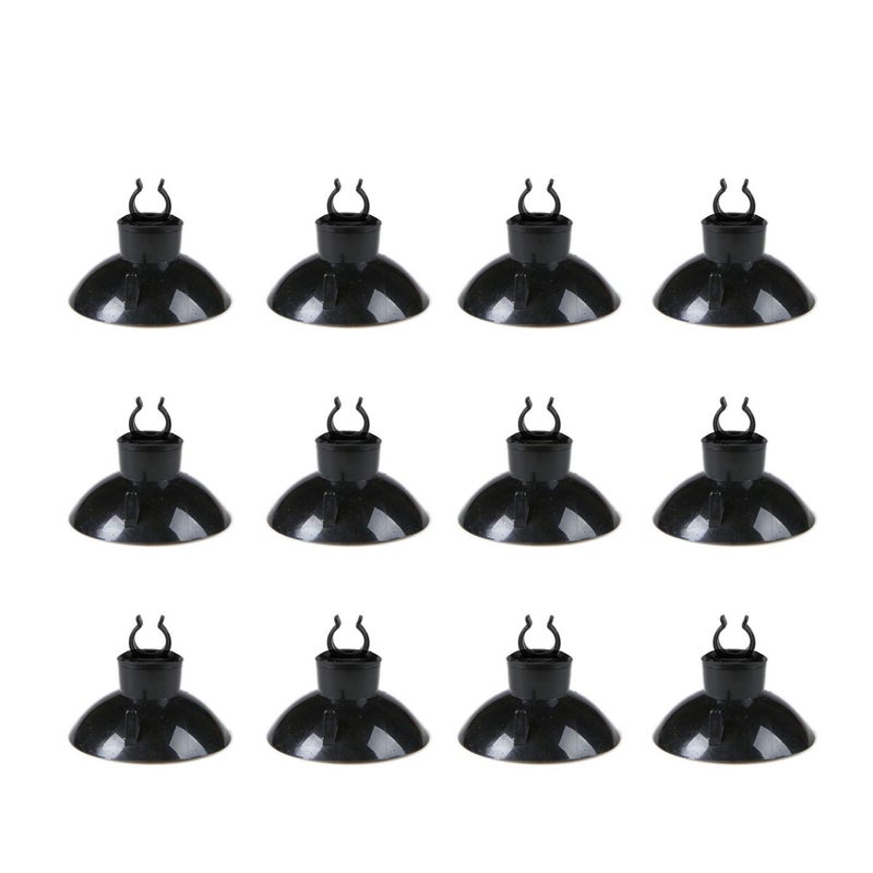 JIH Aquarium Air Pump Accessories Set -25 Feet Airline Tubing Black Standard, Air Stones,Check Valves, Suction Cups and Connectors - Image 5